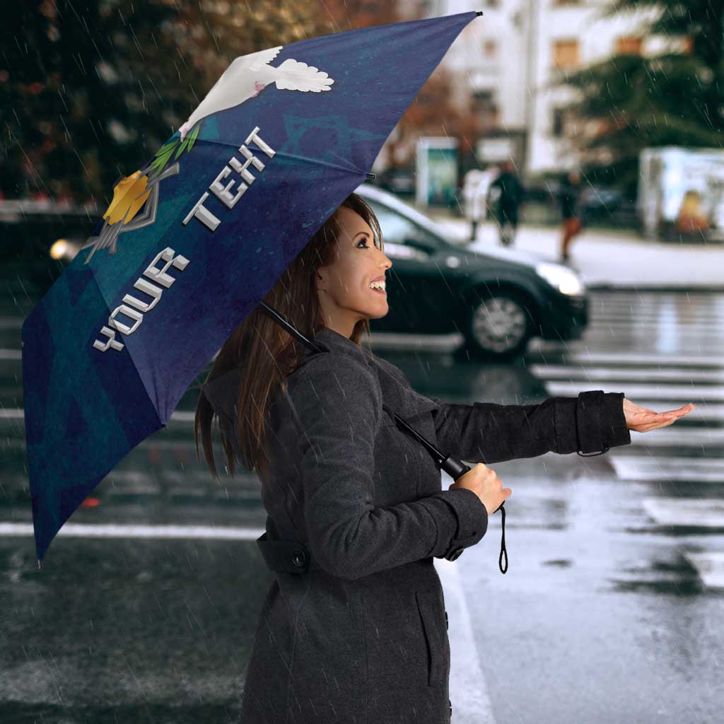 Personalised Israel Holocaust Remembrance Day Umbrella Yom HaShoah Never Forget Never Again