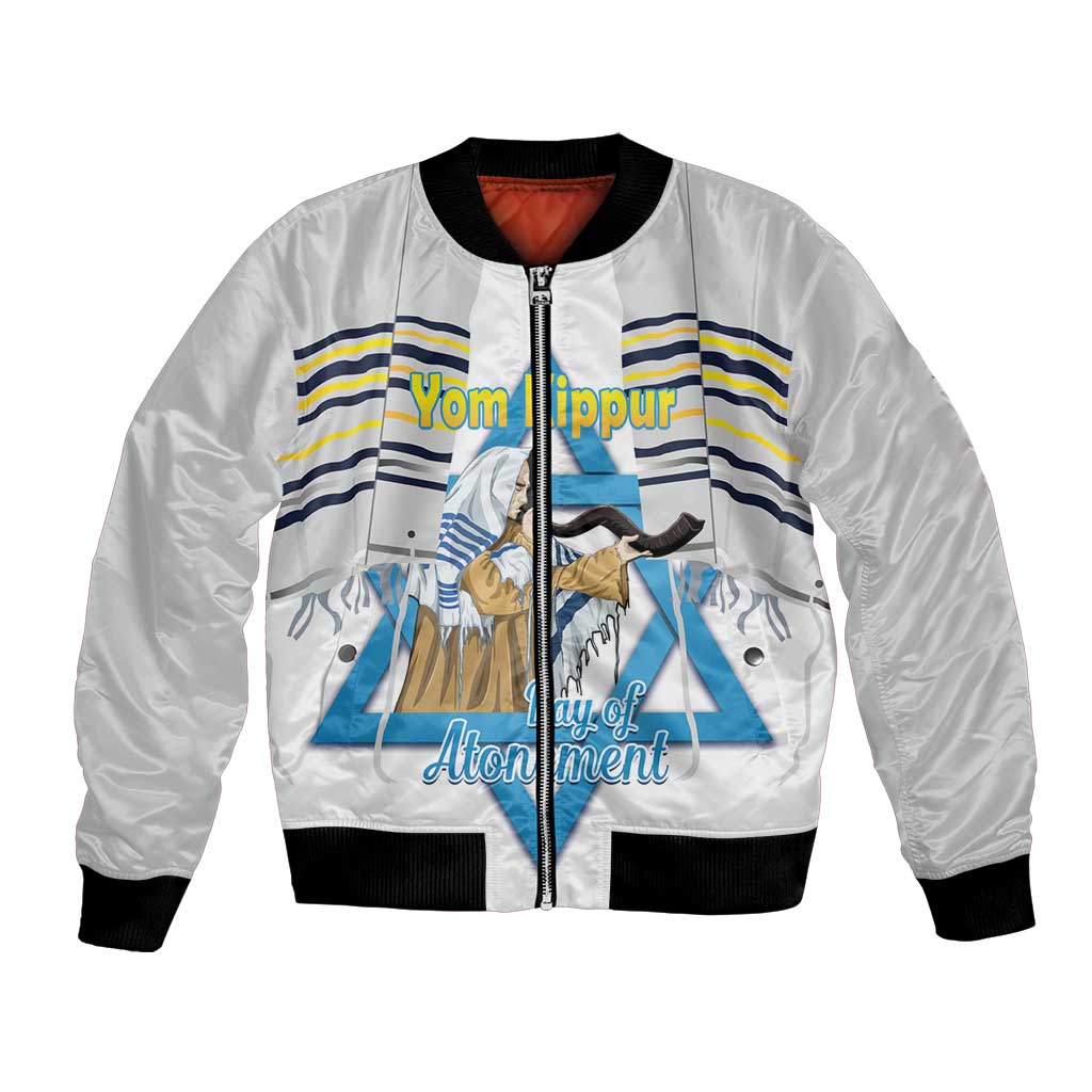 Personalised Yom Kippur Israel Bomber Jacket Day of Atonement Jewish Tallit