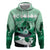 2024 Kentucky Horse Racing Zip Hoodie Derby Mint Julep Girl - Green Pastel - Wonder Print Shop