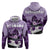 2024 Kentucky Horse Racing Zip Hoodie Derby Mint Julep Girl - Purple Pastel - Wonder Print Shop