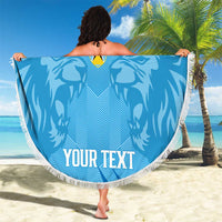 Custom Saint Lucia Cricket Beach Blanket Go Champions Beinspired