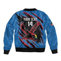 Custom Antigua and Barbuda Cricket Bomber Jacket Go Champions Falcons