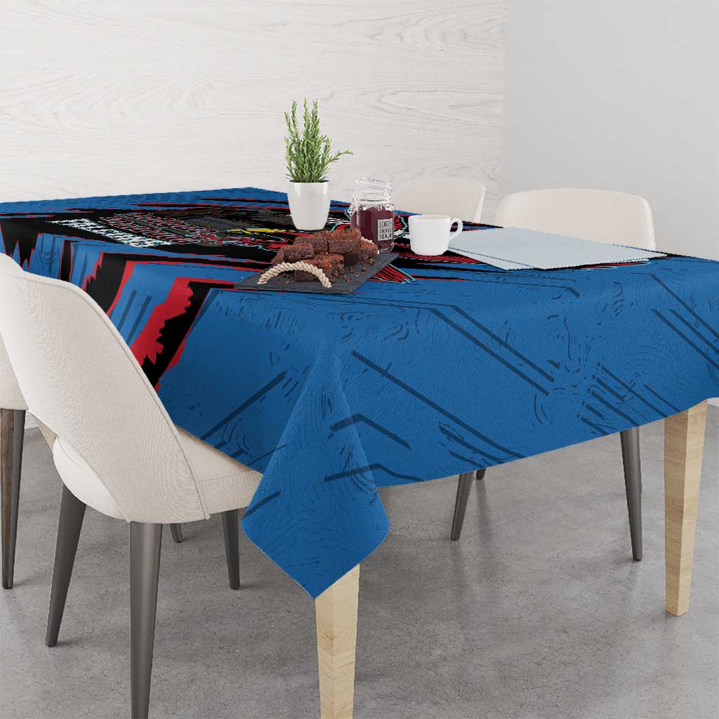 Custom Antigua and Barbuda Cricket Tablecloth Go Champions Falcons