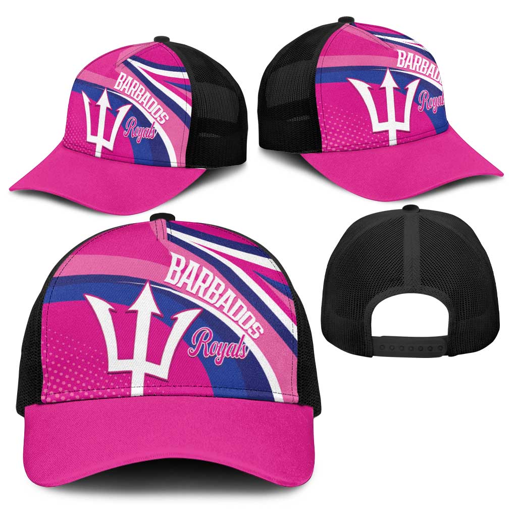 Barbados Royals Cricket Baseball Net Cap Go Champions Tridents Pink Version - Wonder Print Shop