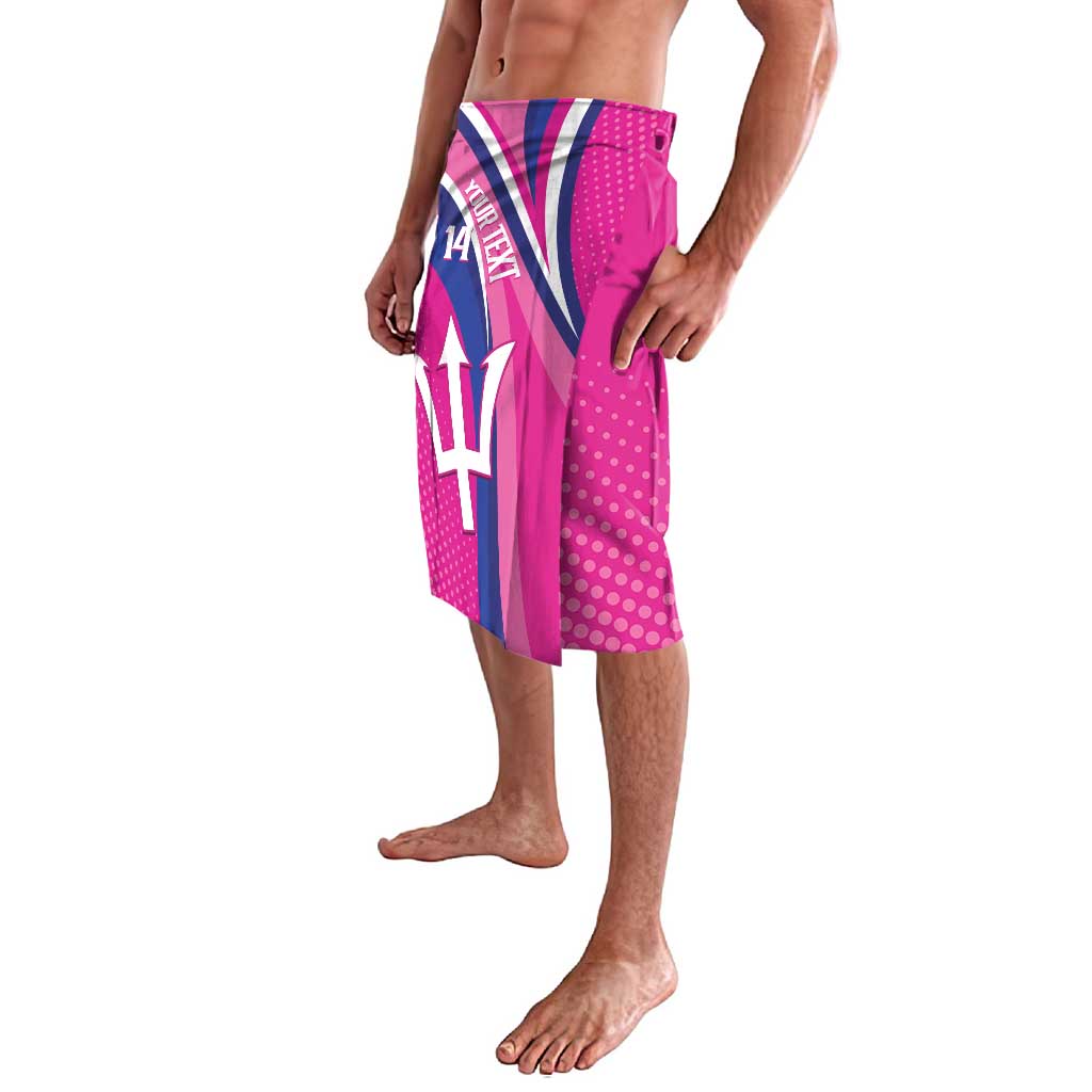 Custom Barbados Royals Cricket Lavalava Go Champions Tridents Pink Version