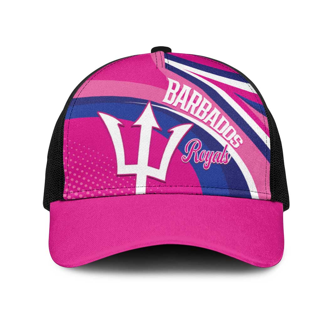 Barbados Royals Cricket Mesh Trucker Cap Go Champions Tridents Pink Version - Wonder Print Shop