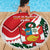 Peru Independence Day Beach Blanket Peruvian Coat Of Arms Feliz 28 de Julio - Wonder Print Shop