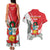 Peru Independence Day Couples Matching Tank Maxi Dress and Hawaiian Shirt Peruvian Coat Of Arms Feliz 28 de Julio - Wonder Print Shop