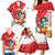 Peru Independence Day Family Matching Mermaid Dress and Hawaiian Shirt Peruvian Coat Of Arms Feliz 28 de Julio - Wonder Print Shop