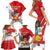 Peru Independence Day Family Matching Short Sleeve Bodycon Dress and Hawaiian Shirt Peruvian Coat Of Arms Feliz 28 de Julio - Wonder Print Shop