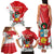 Peru Independence Day Family Matching Tank Maxi Dress and Hawaiian Shirt Peruvian Coat Of Arms Feliz 28 de Julio - Wonder Print Shop