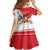 Peru Independence Day Kid Short Sleeve Dress Peruvian Coat Of Arms Feliz 28 de Julio - Wonder Print Shop