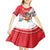 Peru Independence Day Kid Short Sleeve Dress Peruvian Coat Of Arms Feliz 28 de Julio - Wonder Print Shop