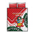 Peru Independence Day Quilt Bed Set Peruvian Coat Of Arms Feliz 28 de Julio - Wonder Print Shop