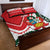 Peru Independence Day Quilt Bed Set Peruvian Coat Of Arms Feliz 28 de Julio - Wonder Print Shop