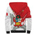 Peru Independence Day Sherpa Hoodie Peruvian Coat Of Arms Feliz 28 de Julio - Wonder Print Shop