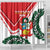 Peru Independence Day Shower Curtain Peruvian Coat Of Arms Feliz 28 de Julio