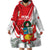 Peru Independence Day Wearable Blanket Hoodie Peruvian Coat Of Arms Feliz 28 de Julio - Wonder Print Shop