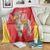 Personalised Peru Independence Day Blanket Peruvian Alpaca Feliz 28 de Julio