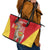 Personalised Peru Independence Day Leather Tote Bag Peruvian Alpaca Feliz 28 de Julio - Wonder Print Shop