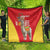 Personalised Peru Independence Day Quilt Peruvian Alpaca Feliz 28 de Julio