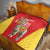 Personalised Peru Independence Day Quilt Peruvian Alpaca Feliz 28 de Julio