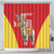 Personalised Peru Independence Day Shower Curtain Peruvian Alpaca Feliz 28 de Julio