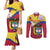 Colombia Independence Day Couples Matching Mermaid Dress and Long Sleeve Button Shirt Feliz Dia de la Independencia