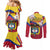 Colombia Independence Day Couples Matching Mermaid Dress and Long Sleeve Button Shirt Feliz Dia de la Independencia