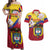 Colombia Independence Day Couples Matching Off Shoulder Maxi Dress and Hawaiian Shirt Feliz Dia de la Independencia - Wonder Print Shop