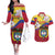 Colombia Independence Day Couples Matching Off The Shoulder Long Sleeve Dress and Hawaiian Shirt Feliz Dia de la Independencia - Wonder Print Shop