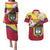 Colombia Independence Day Couples Matching Puletasi and Hawaiian Shirt Feliz Dia de la Independencia - Wonder Print Shop