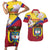 Colombia Independence Day Couples Matching Short Sleeve Bodycon Dress and Hawaiian Shirt Feliz Dia de la Independencia - Wonder Print Shop