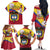 Colombia Independence Day Family Matching Off The Shoulder Long Sleeve Dress and Hawaiian Shirt Feliz Dia de la Independencia - Wonder Print Shop