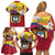 Colombia Independence Day Family Matching Off Shoulder Short Dress and Hawaiian Shirt Feliz Dia de la Independencia - Wonder Print Shop