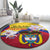 Colombia Independence Day Round Carpet Feliz Dia de la Independencia