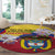 Colombia Independence Day Round Carpet Feliz Dia de la Independencia