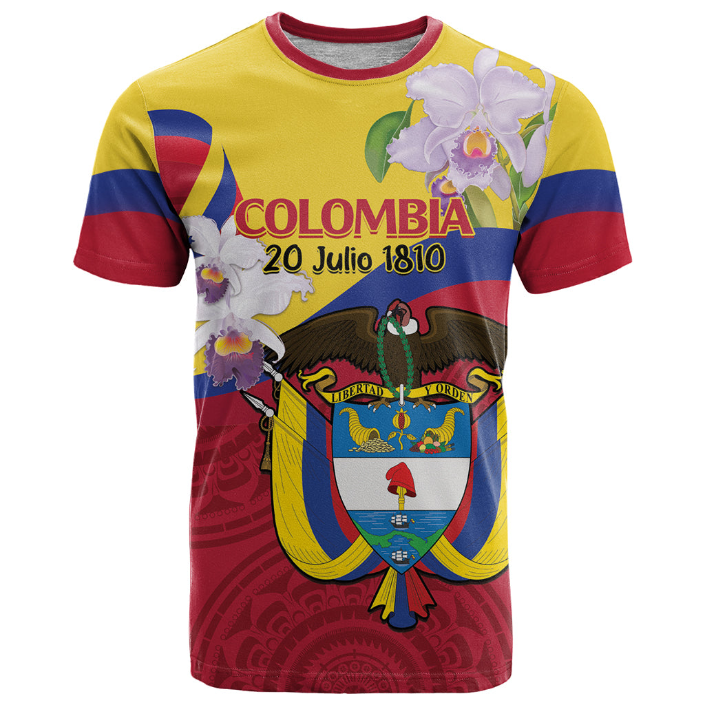 Colombia Independence Day T Shirt Feliz Dia de la Independencia - Wonder Print Shop