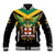 Jamaica Independence Day Baseball Jacket Jumieka Coat Of Arms Mix Hummingbird - Wonder Print Shop