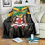 Jamaica Independence Day Blanket Jumieka Coat Of Arms Mix Hummingbird