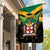 Jamaica Independence Day Garden Flag Jumieka Coat Of Arms Mix Hummingbird - Wonder Print Shop