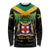 Jamaica Independence Day Long Sleeve Shirt Jumieka Coat Of Arms Mix Hummingbird - Wonder Print Shop