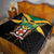 Jamaica Independence Day Quilt Jumieka Coat Of Arms Mix Hummingbird