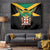 Jamaica Independence Day Tapestry Jumieka Coat Of Arms Mix Hummingbird