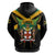 Jamaica Independence Day Zip Hoodie Jumieka Coat Of Arms Mix Hummingbird - Wonder Print Shop