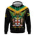 Jamaica Independence Day Zip Hoodie Jumieka Coat Of Arms Mix Hummingbird - Wonder Print Shop