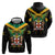 Jamaica Independence Day Zip Hoodie Jumieka Coat Of Arms Mix Hummingbird - Wonder Print Shop