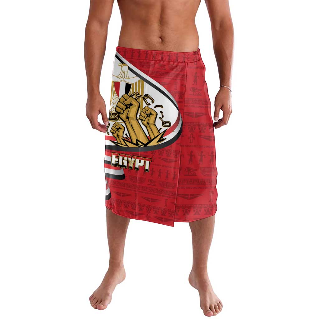 Egypt Revolution Day Lavalava Coat of Arms Egyptian Pattern