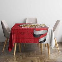 Egypt Revolution Day Tablecloth Coat of Arms Egyptian Pattern