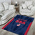 Custom USA Cricket Area Rug Go United States Simple Version - Wonder Print Shop